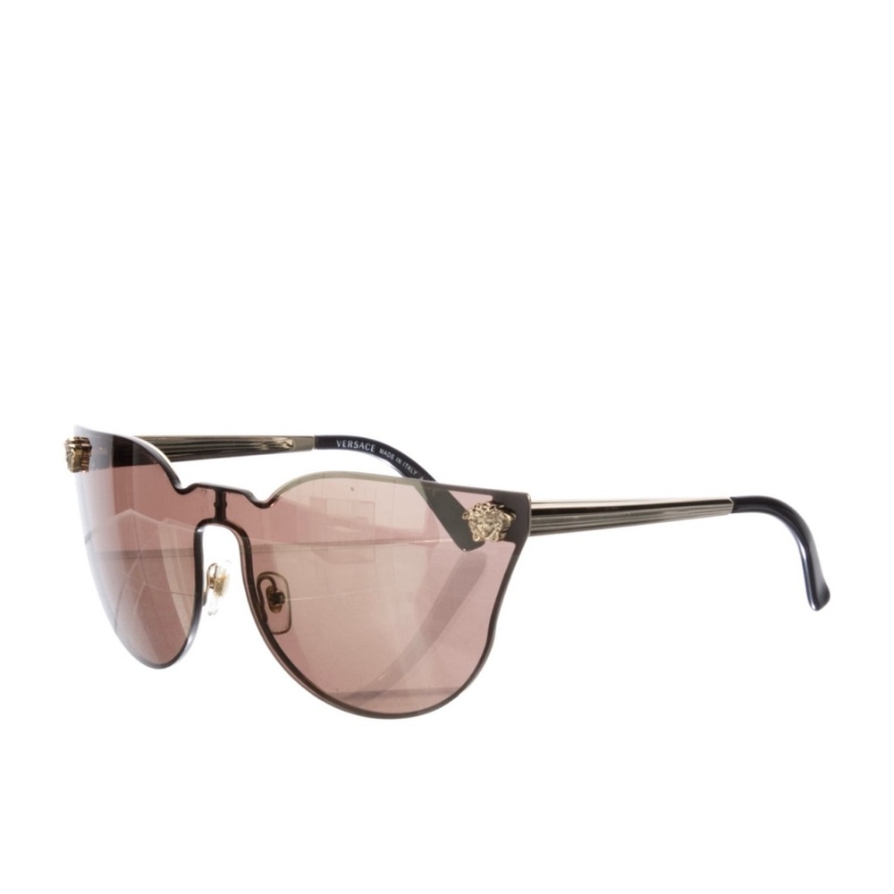 Versace Mirrored Authentic Cat-Eye Sunglasses - image 3